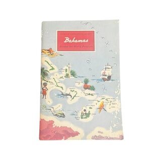 VTG 1959 Bahamas American Geographical Society Around the World Program Book